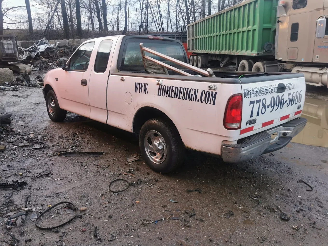 Used pickup truck ready for vehicle assessment in Chilliwack